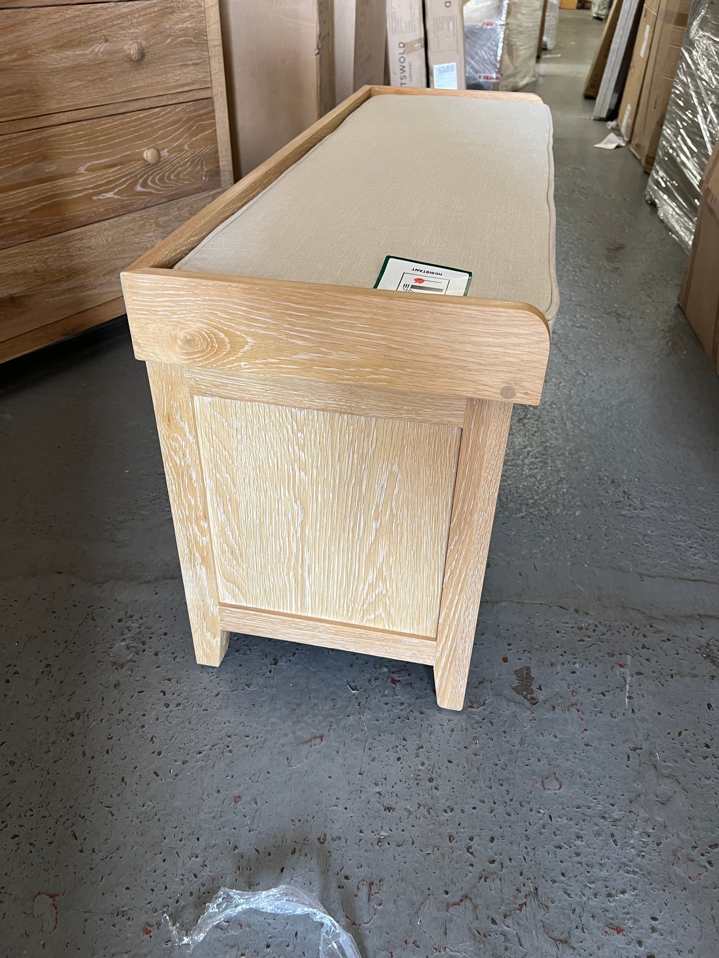 INGLESHAM WHITEWASH OAK
Hidden Shoe Cupboard Quality Furniture Clearance Ltd