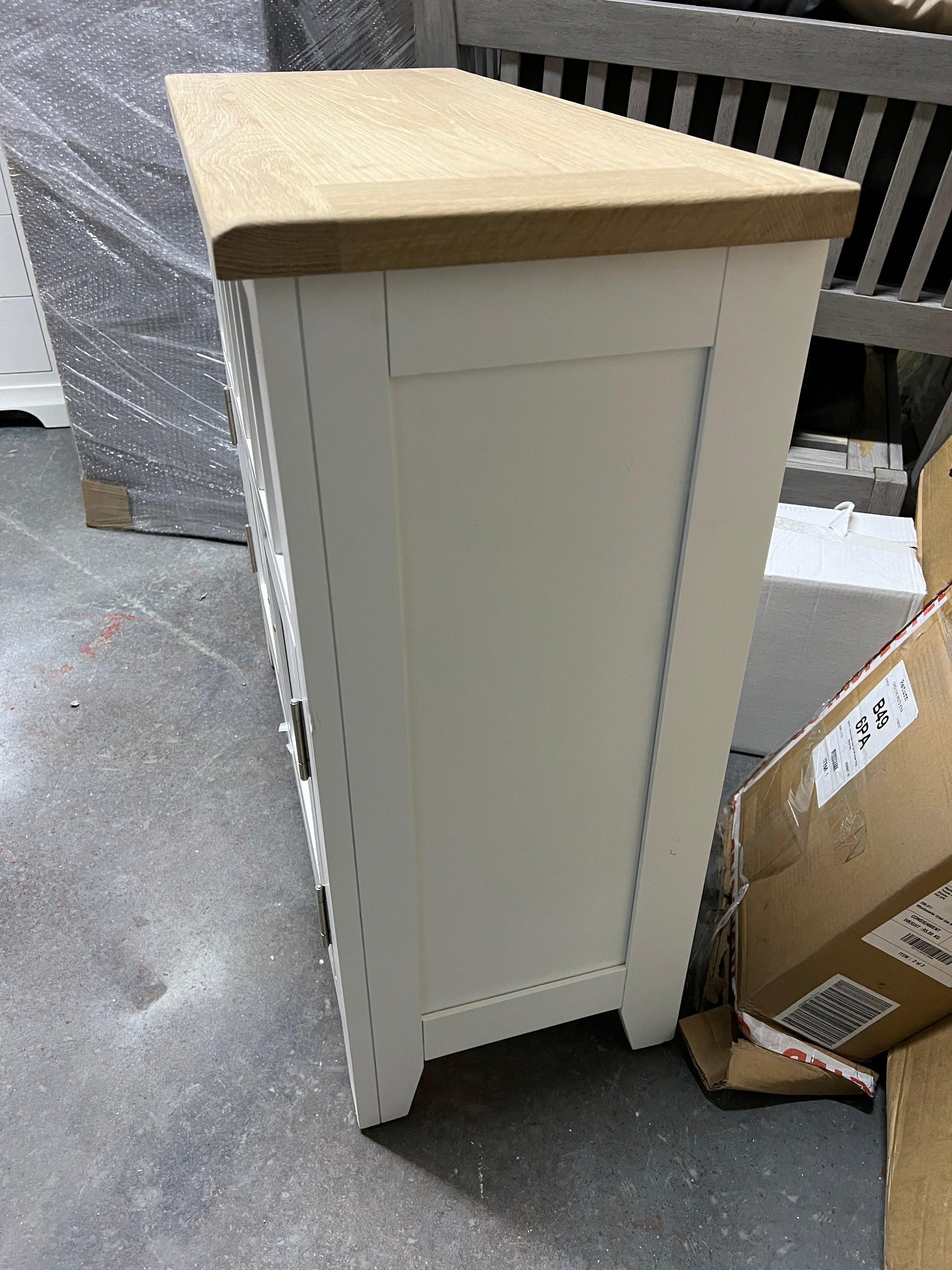 CHESTER PURE WHITE Drinks Cabinet Quality Furniture Clearance Ltd