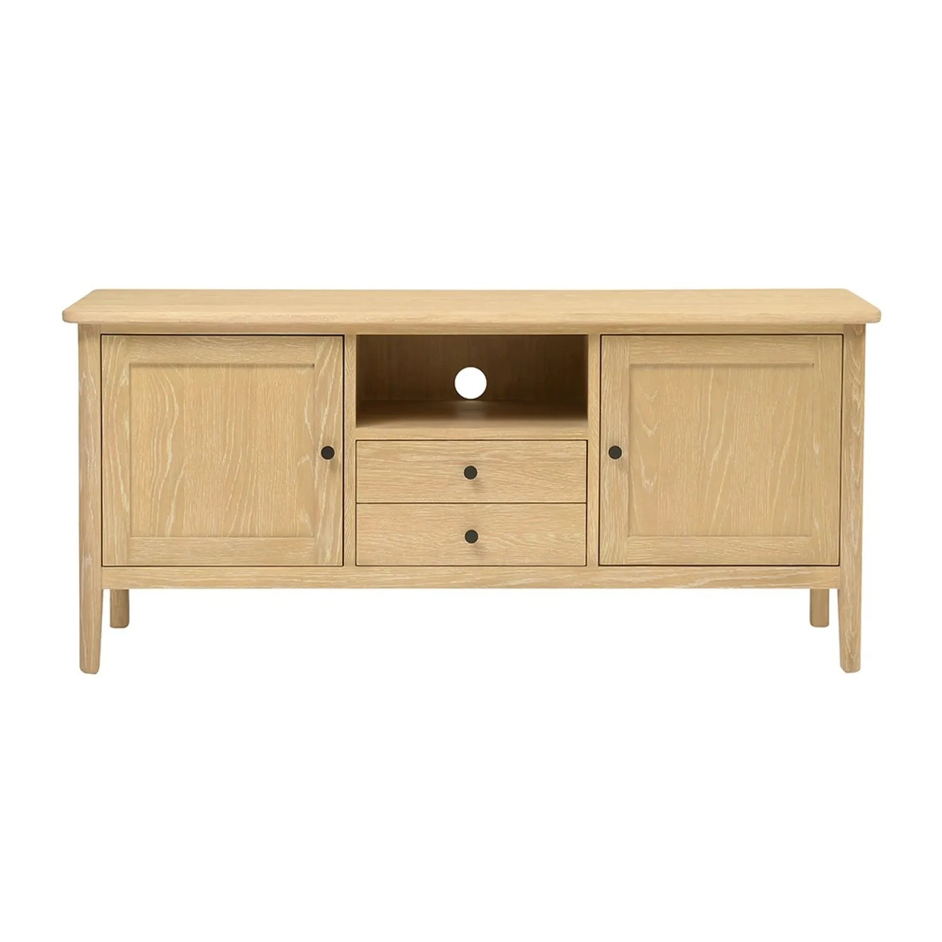 BERKELEY NORDIC OAK
Large TV Unit 60" Quality Furniture Clearance Ltd