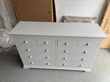 Load image into Gallery viewer, Chantilly Pebble Grey 10 Drawer Chest Quality Furniture Clearance Ltd
