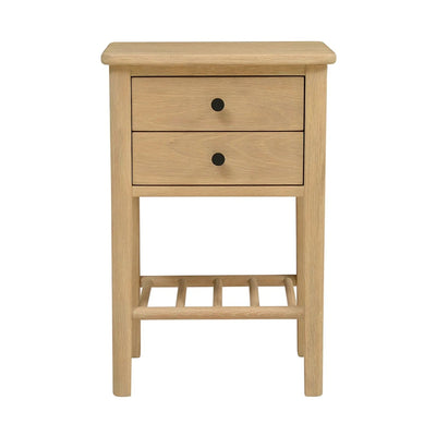 BERKELEY NORDIC OAK
2 Drawer Bedside Table