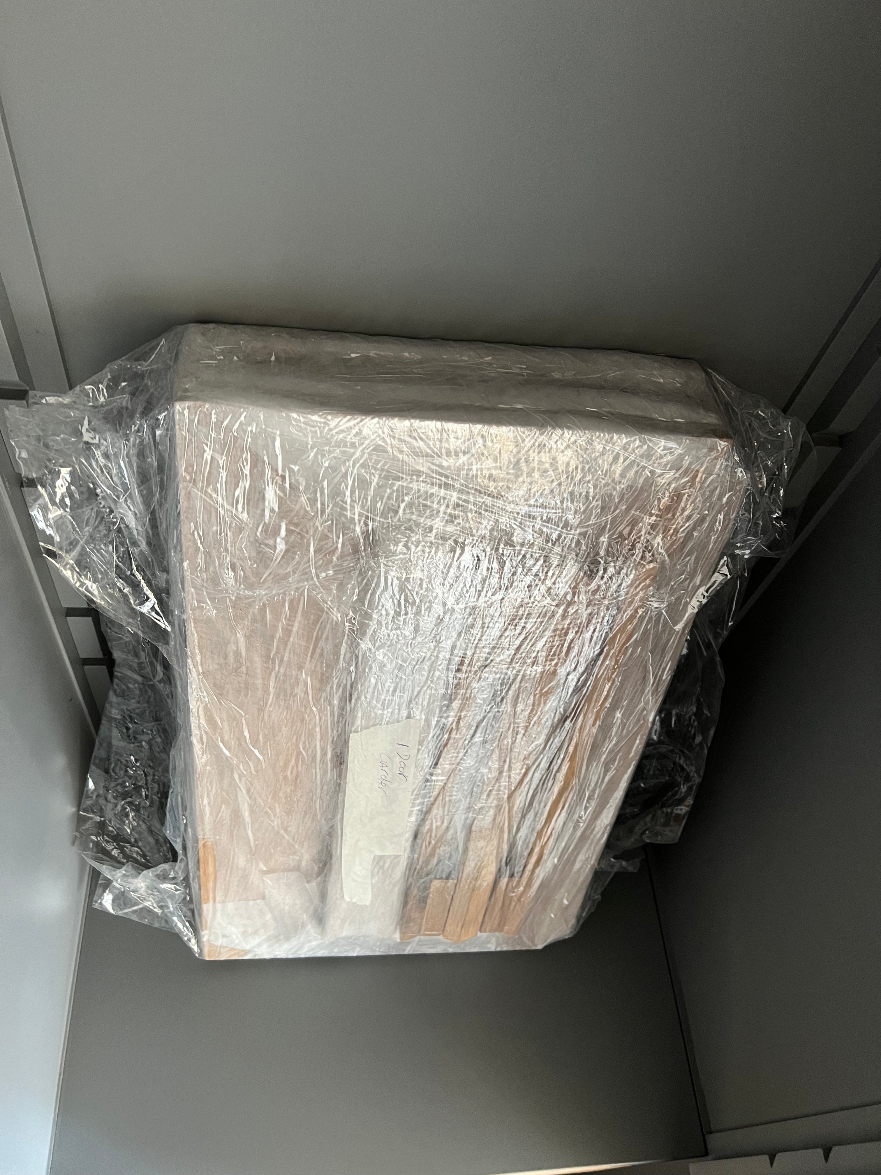 Sussex Storm Grey narrow larder Quality Furniture Clearance Ltd