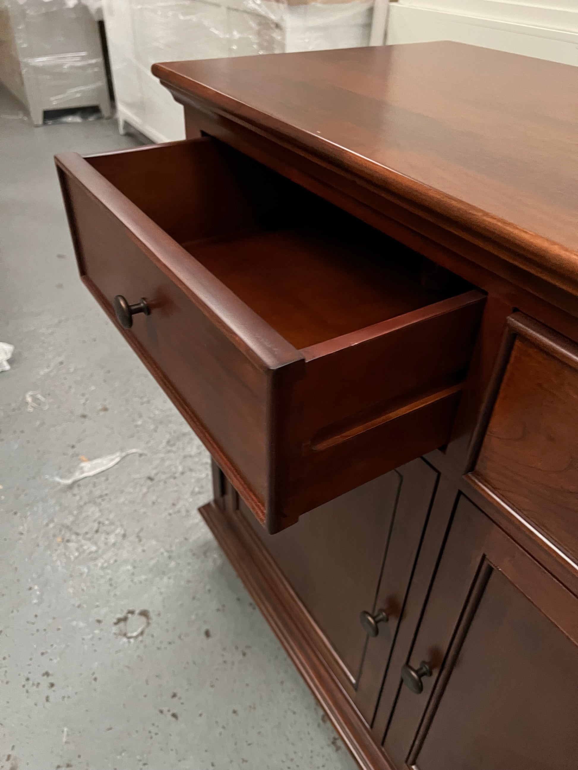 KINGHAM CHERRY
3 Door Sideboard Quality Furniture Clearance Ltd