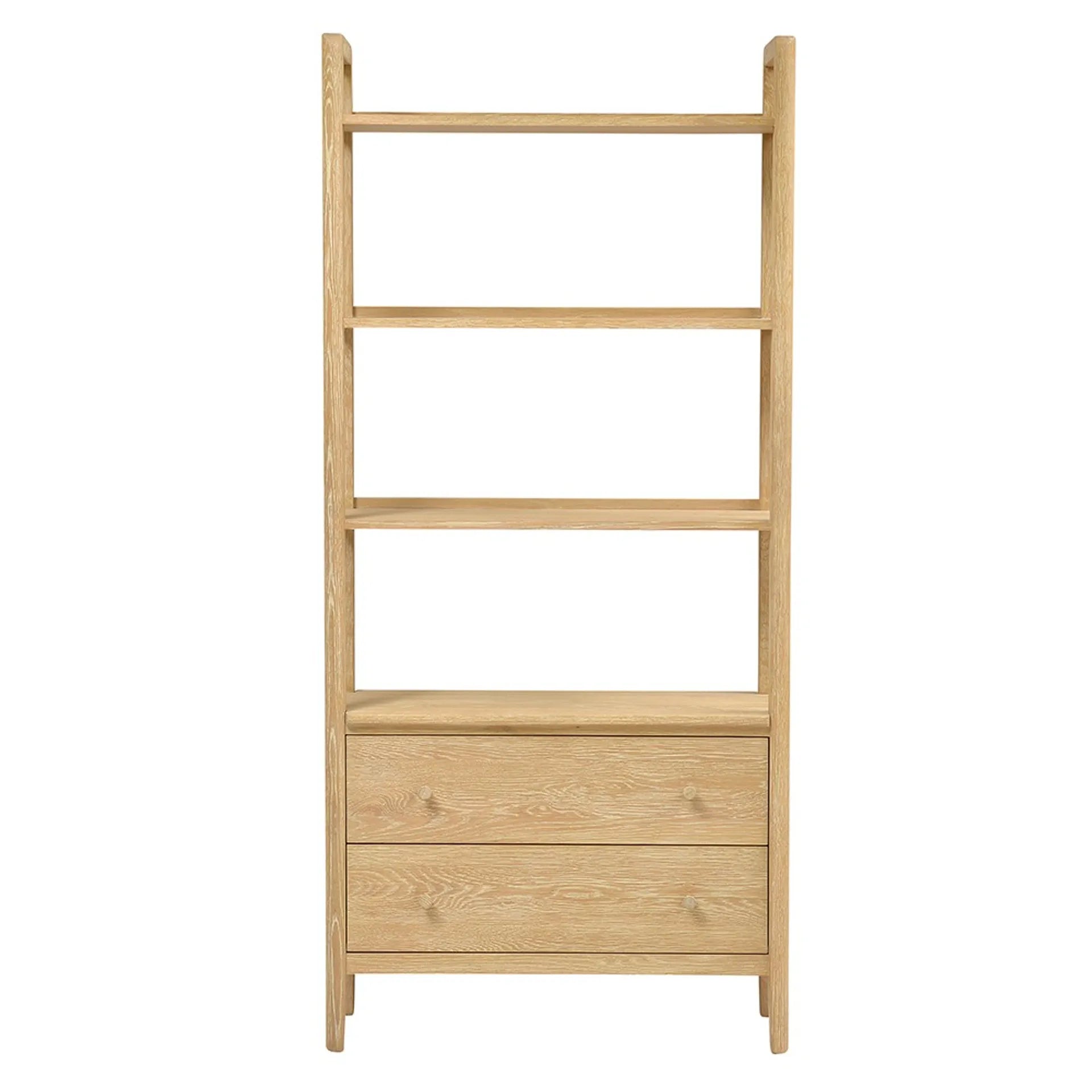BERKELEY NORDIC OAK
Large Open Bookcase Quality Furniture Clearance Ltd