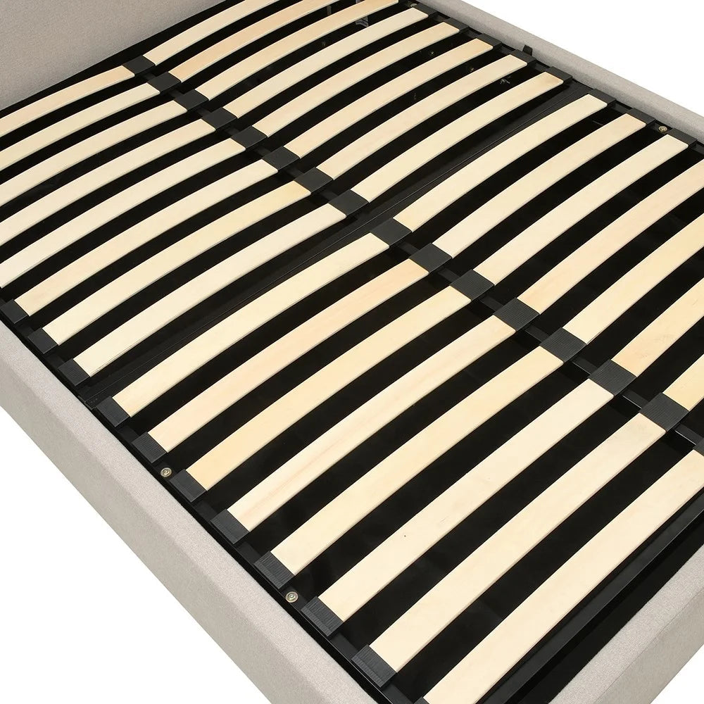 CHURCHILL
Kingsize Ottoman Bed - Natural Tweed Quality Furniture Clearance Ltd