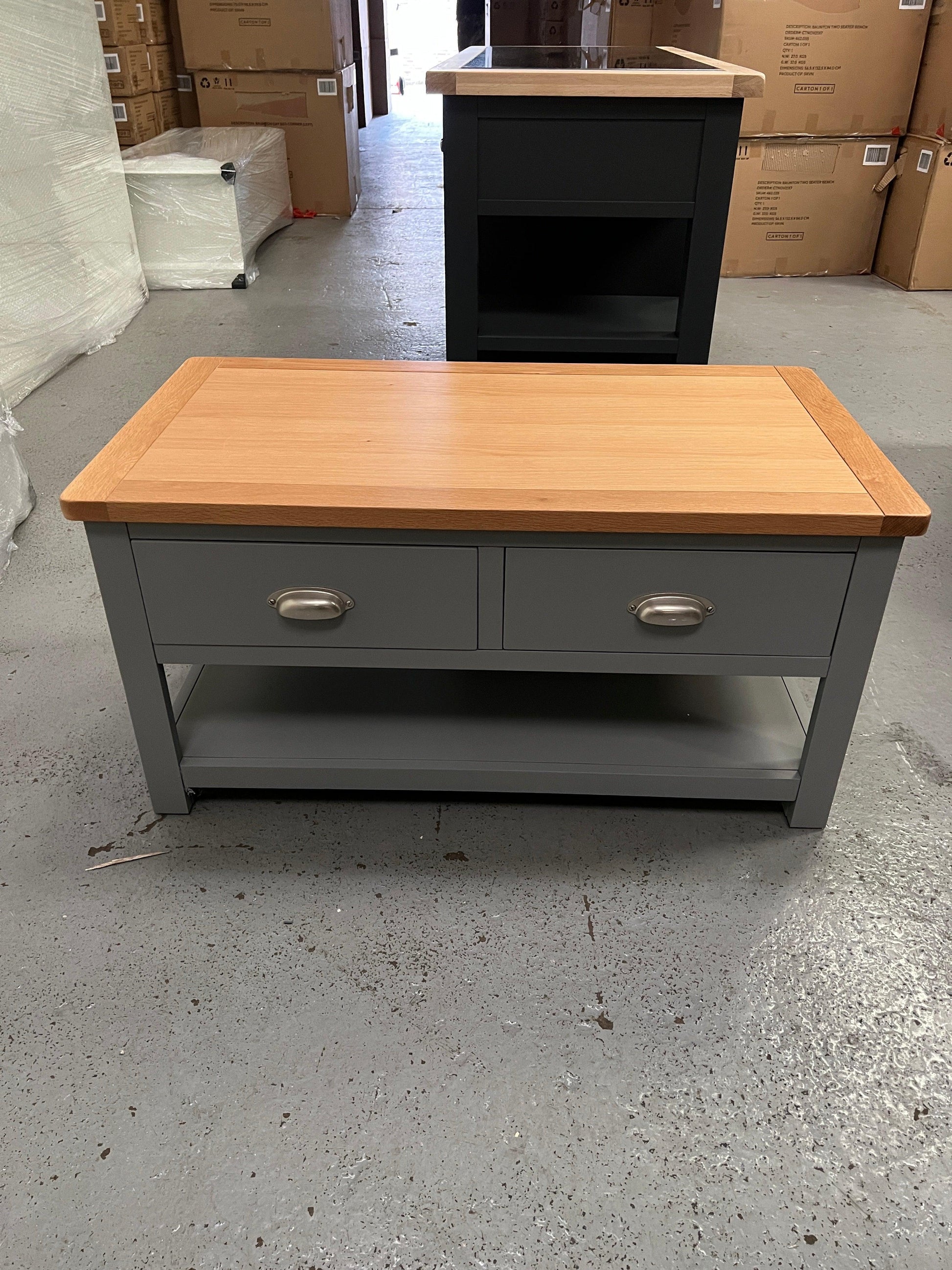 Sussex Storm Grey Coffee Table. furniture delivered 