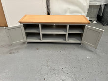 Load image into Gallery viewer, SIMPLY COTSWOLD PEBBLE GREY TV Stand up to 50&quot; Quality Furniture Clearance Ltd

