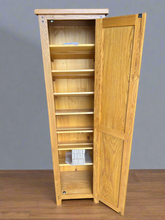 Load image into Gallery viewer, Oakland Rustic Oak Tall Shoe Cupboard Quality Furniture Clearance Ltd
