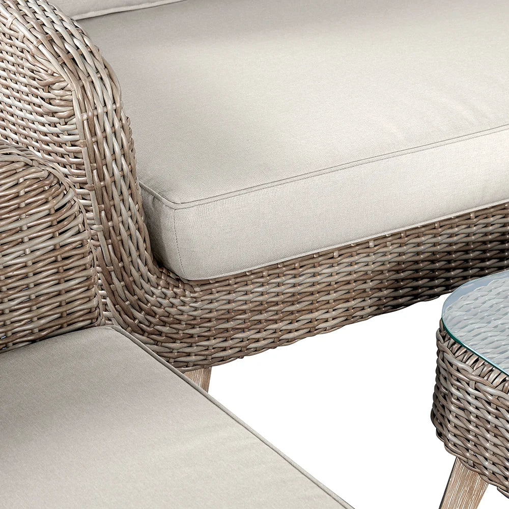 ASHCROFT
4 Piece Garden Lounge Set - Natural Quality Furniture Clearance Ltd