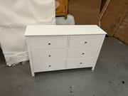 SIMPLY COTSWOLD DOVE GREY 6 Drawer Chest Quality Furniture Clearance Ltd