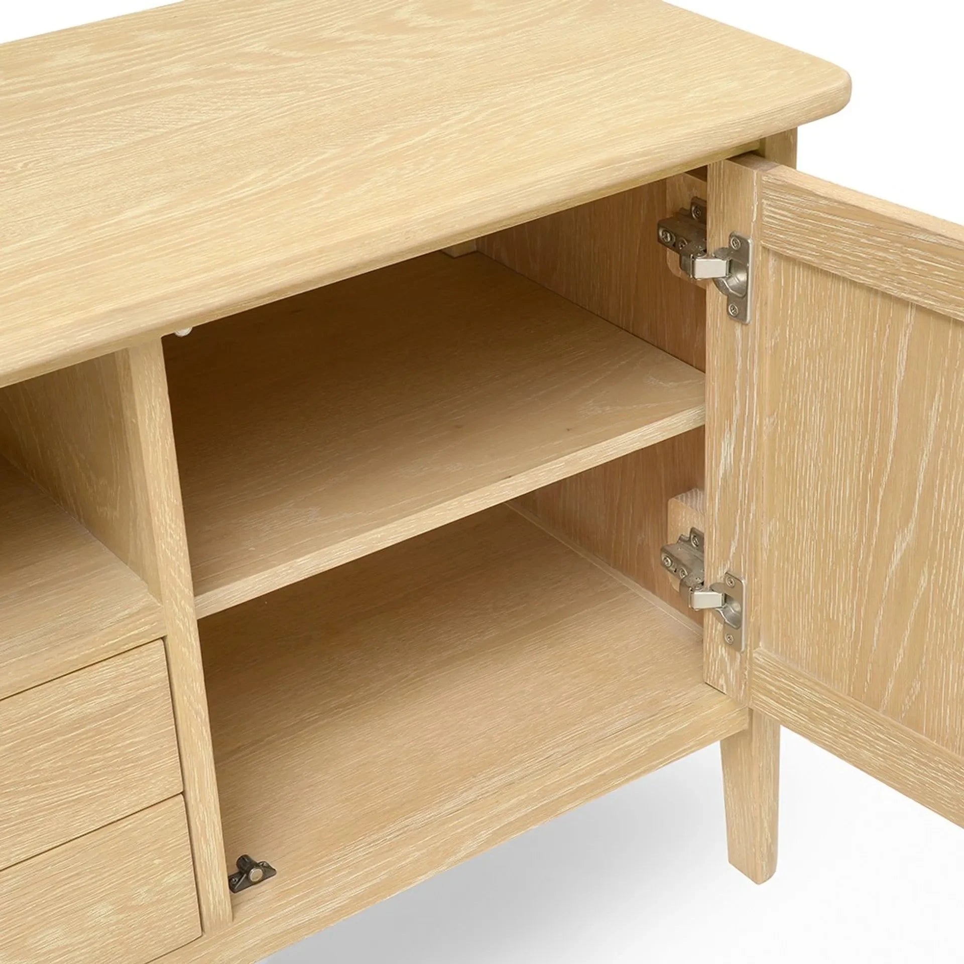 BERKELEY NORDIC OAK
Large TV Unit 60" Quality Furniture Clearance Ltd