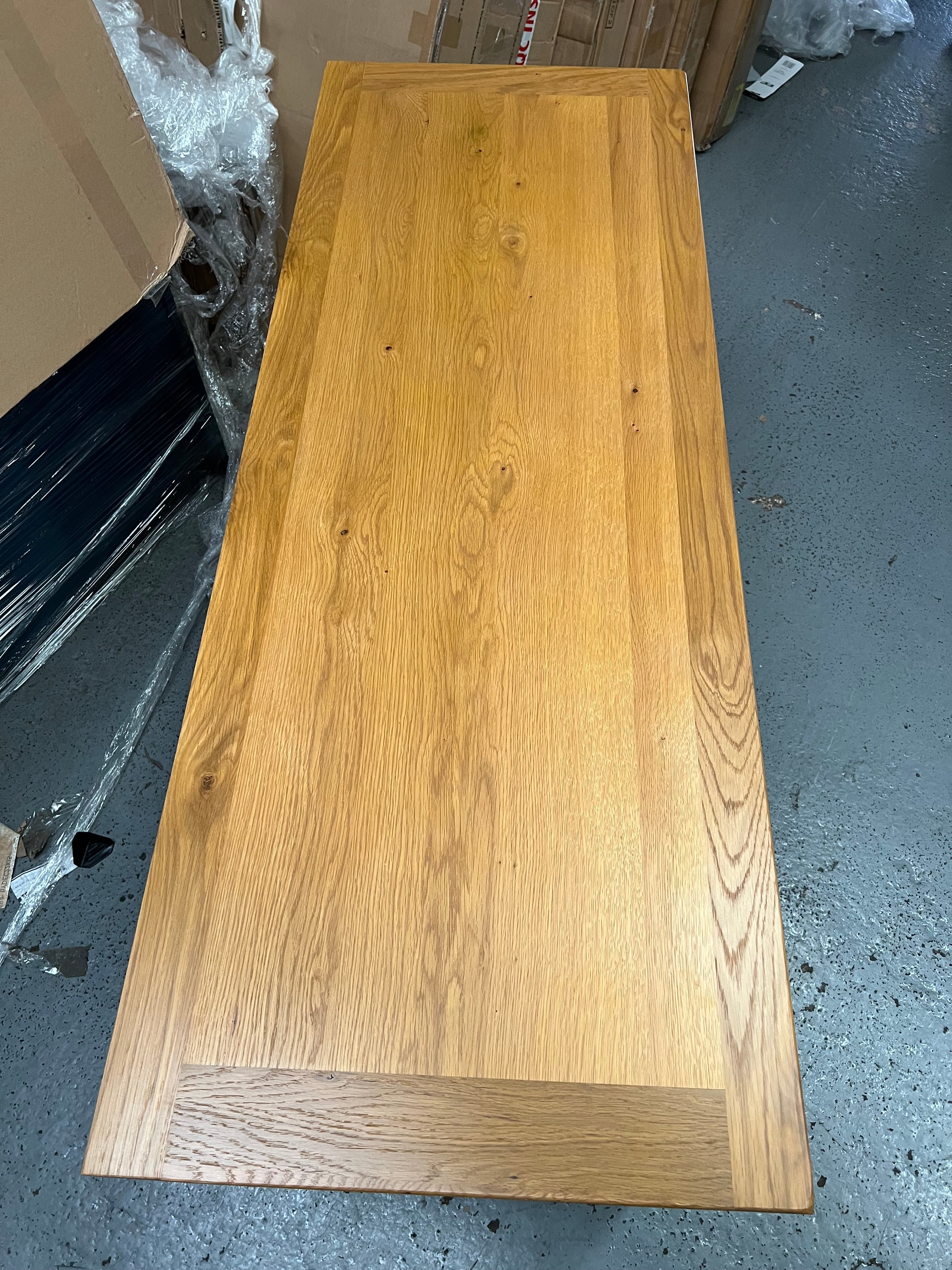 OAKLAND RUSTIC OAK Computer Desk Quality Furniture Clearance Ltd