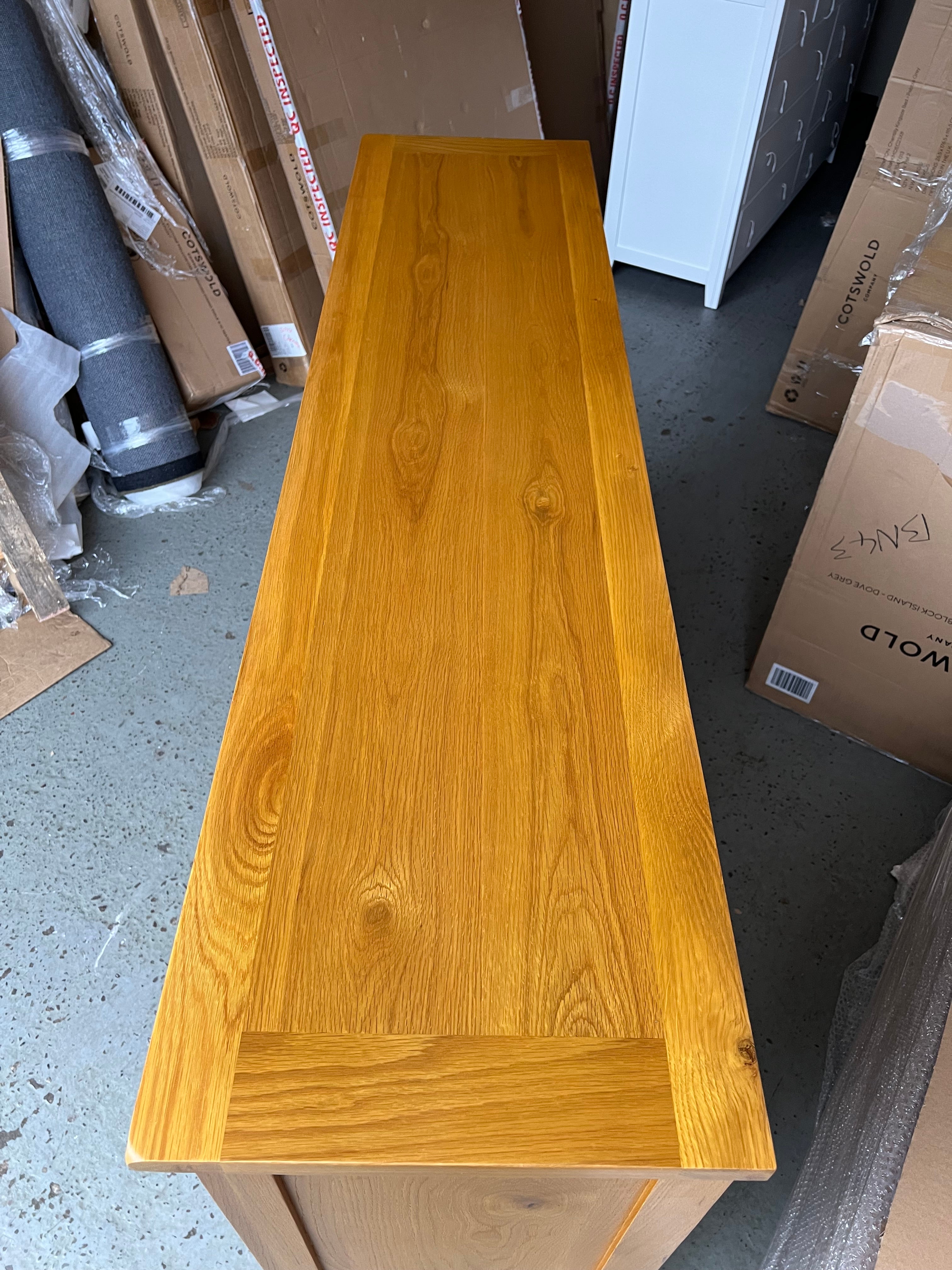 Oakland Rustic Oak 10 Drawer Chest Quality Furniture Clearance Ltd