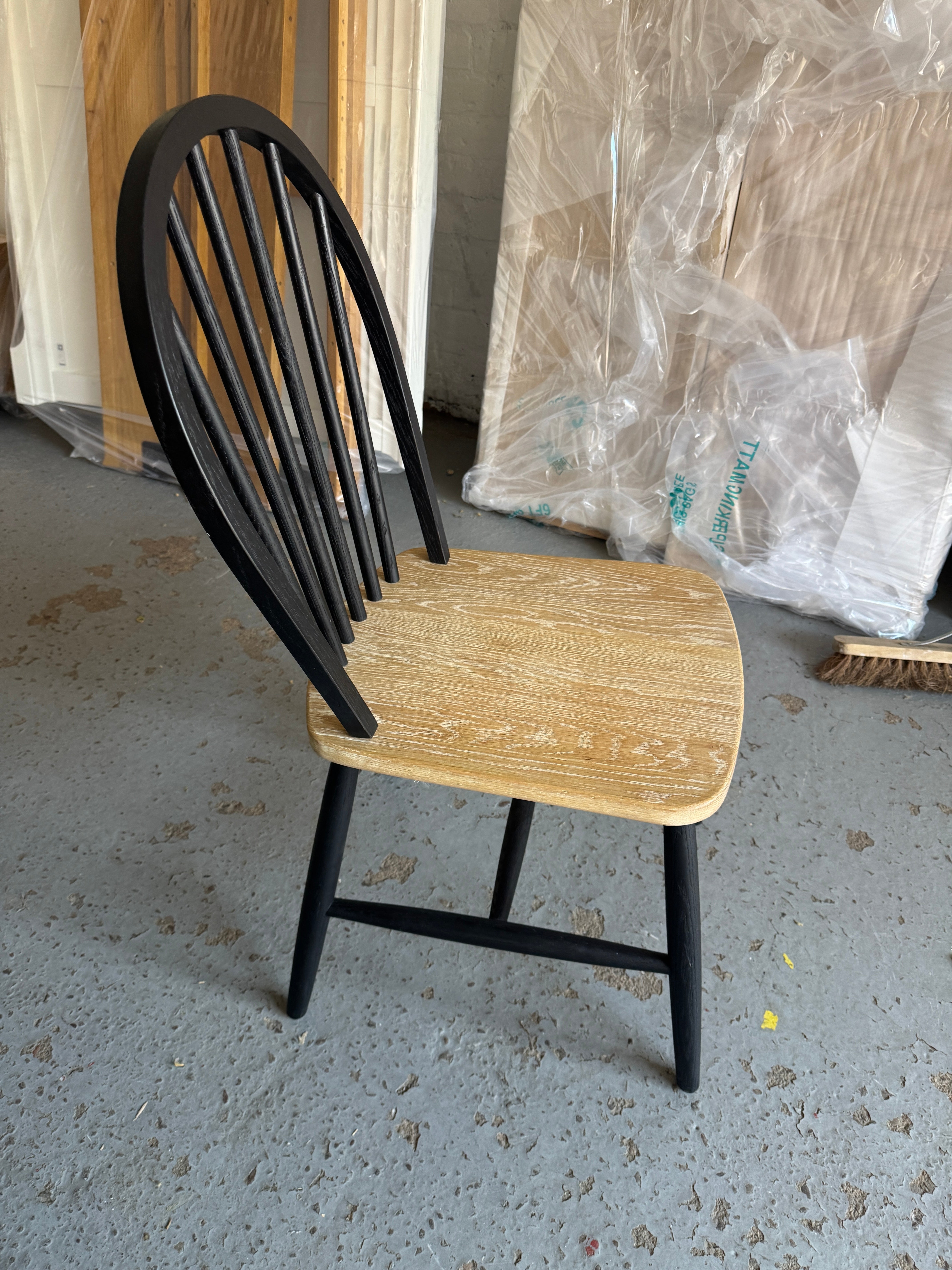 BERKELEY BLACK OAK Dining Table and 4 Chairs Quality Furniture Clearance Ltd