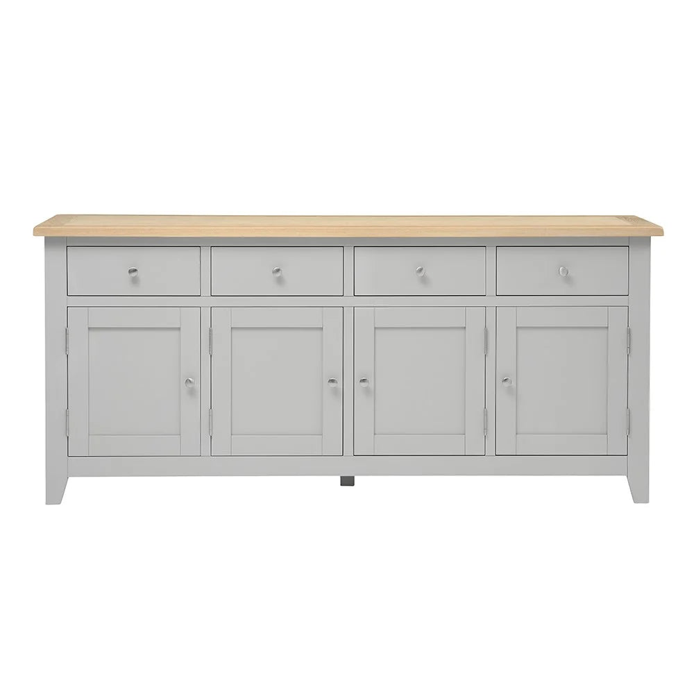 Chester Dove Grey Extra Large Sideboard Quality Furniture Clearance Ltd