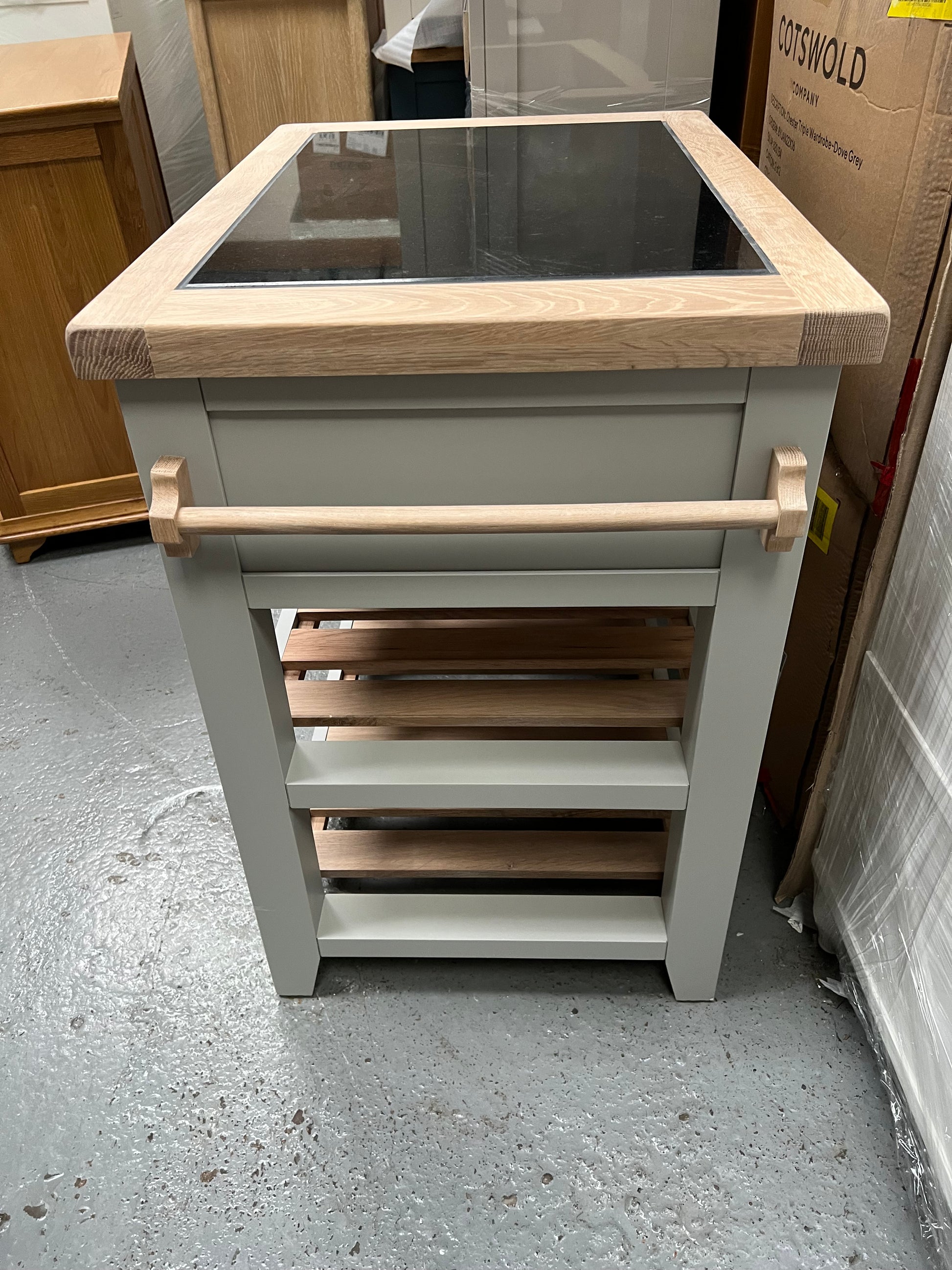 CHESTER DOVE GREY
Small Kitchen Island with Granite Top Quality Furniture Clearance Ltd