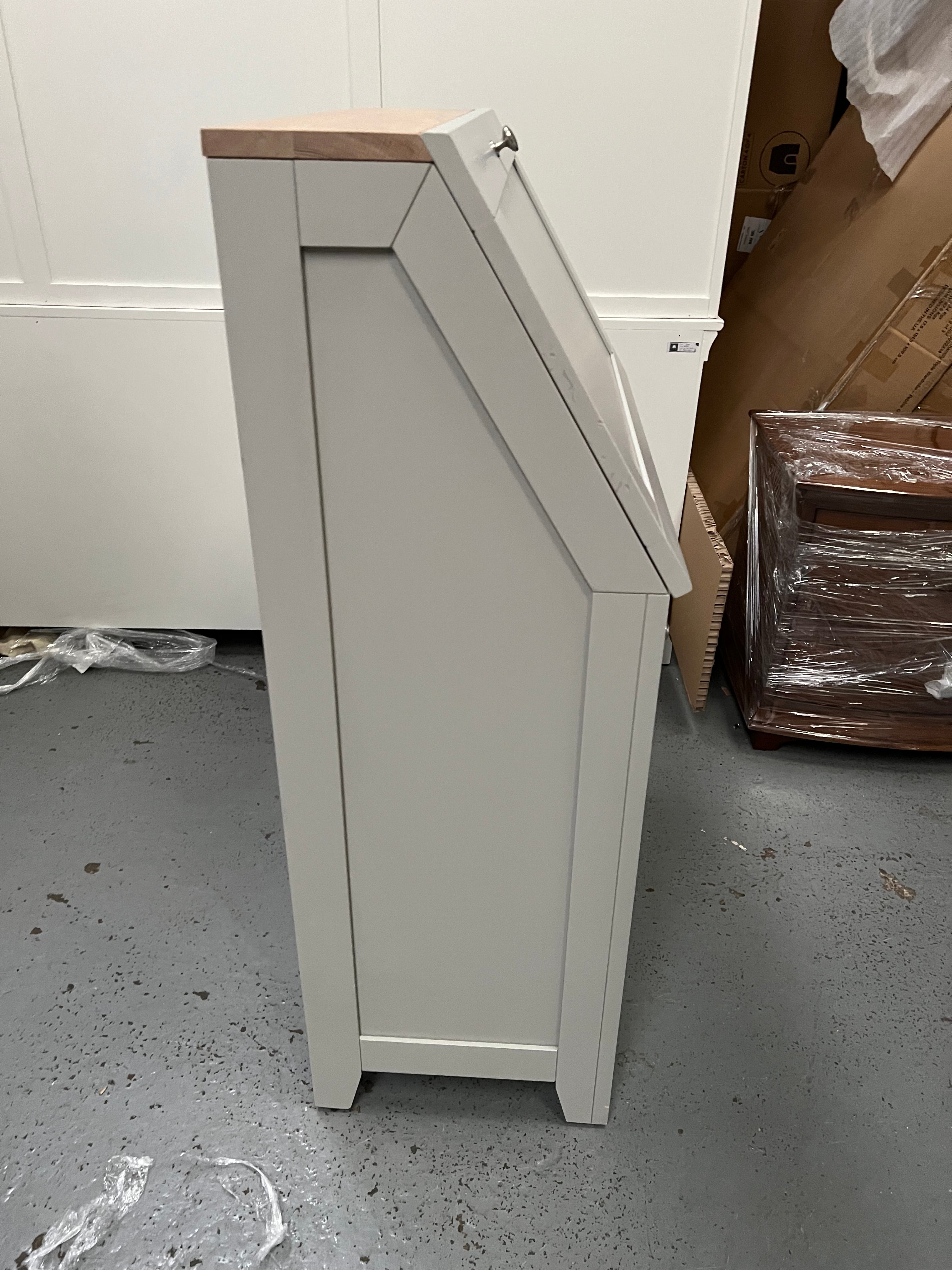 CHESTER DOVE GREY Writing Bureau Quality Furniture Clearance Ltd