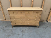 BERKELEY NORDIC OAK 10 Drawer Chest Quality Furniture Clearance Ltd