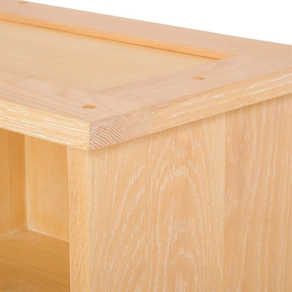 INGLESHAM WHITEWASH OAK
Storage Shelf and Hooks Quality Furniture Clearance Ltd