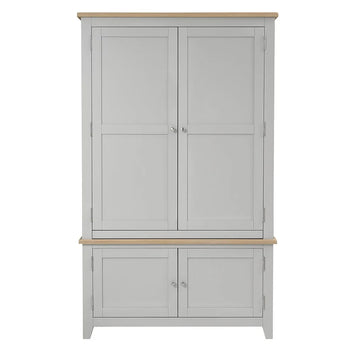 CHESTER DOVE GREY Hideaway Home Office Quality Furniture Clearance Ltd