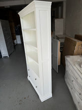 Load image into Gallery viewer, Chantilly Warm White Large Bookcase. furniture delivered

