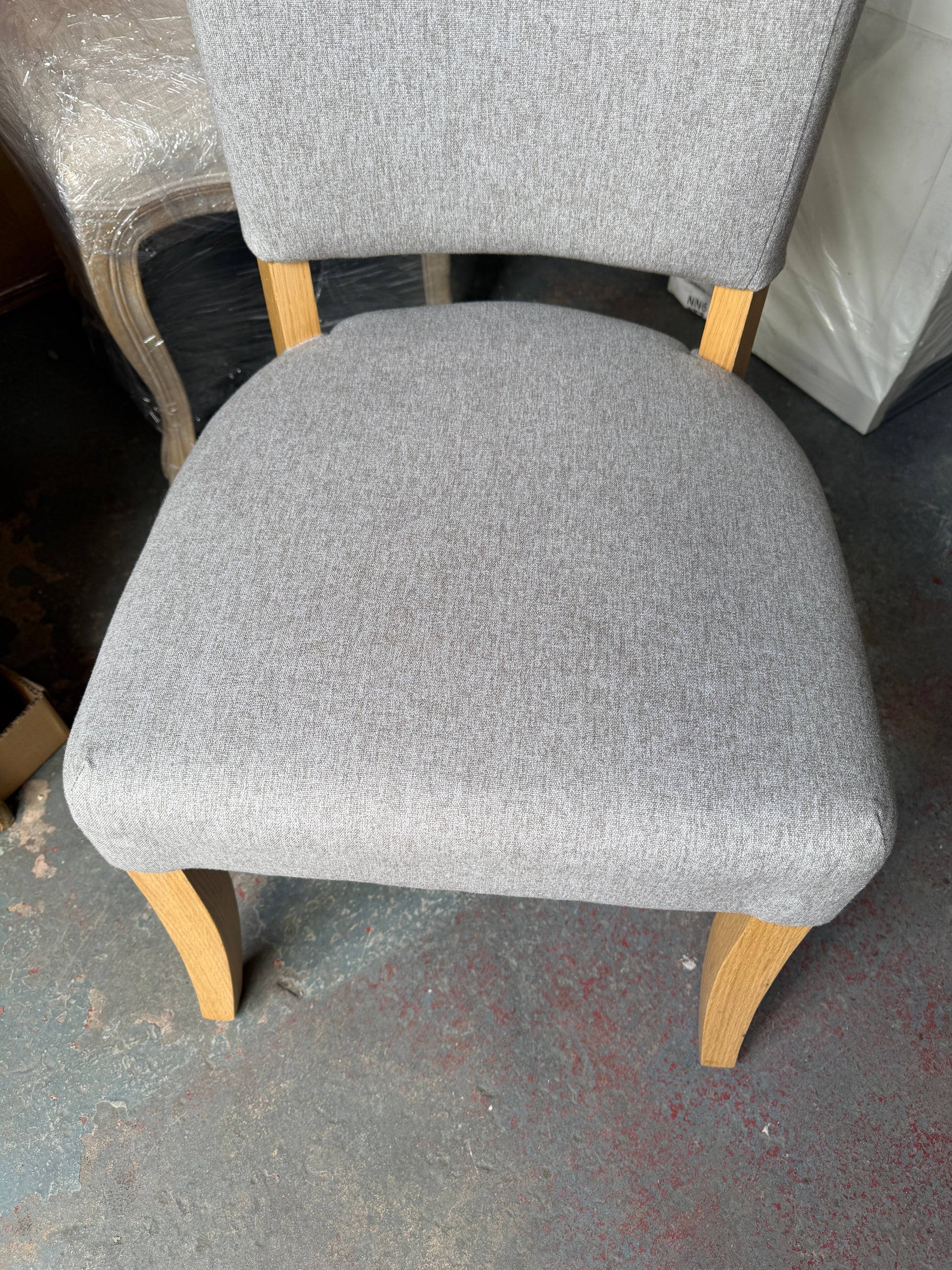 BLUEBELL
Upholstered Dining Chair Grey Quality Furniture Clearance Ltd