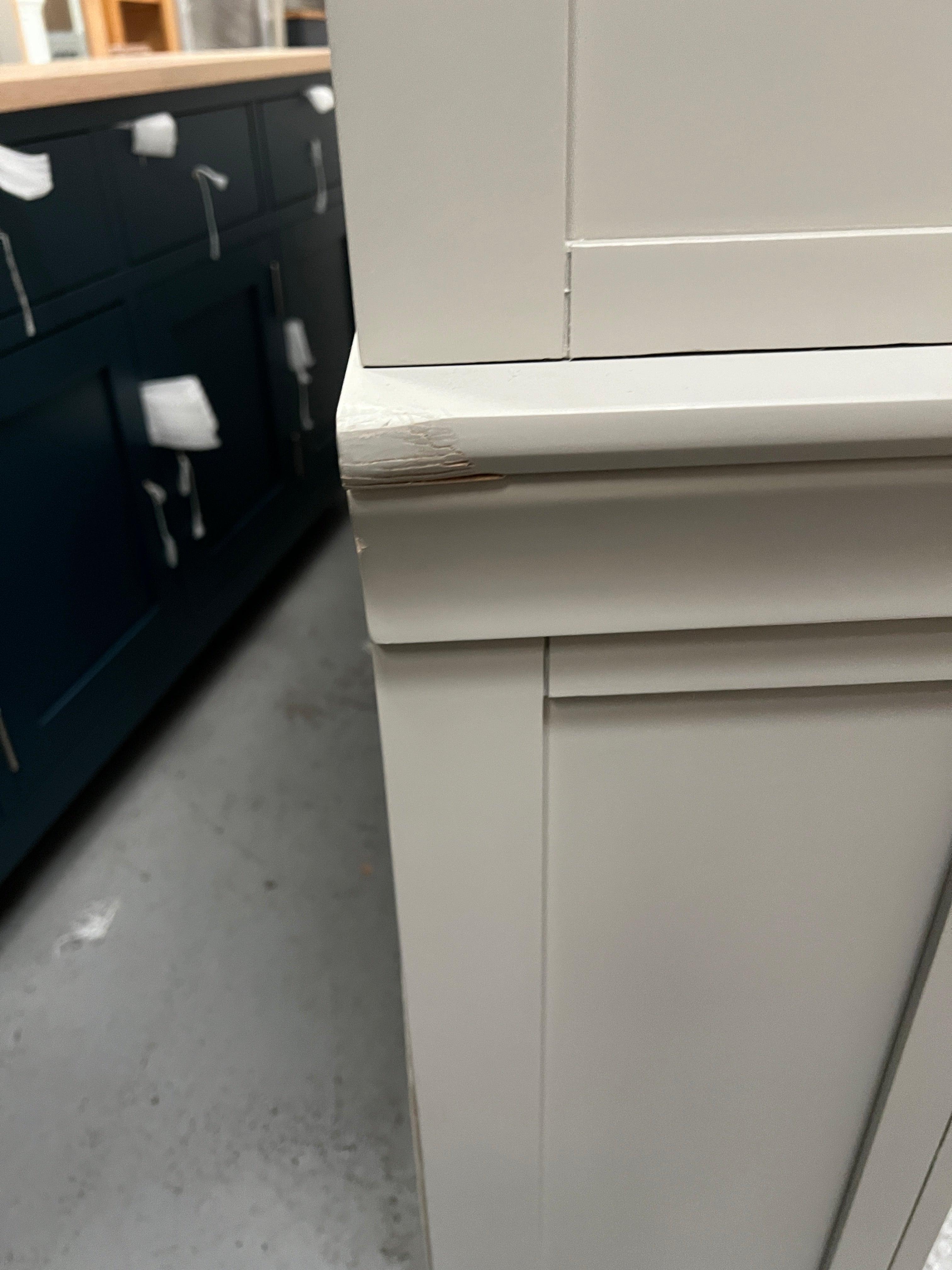 Chantilly Pebble Grey Grand Bookcase furniture delivered