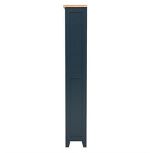 Load image into Gallery viewer, CHESTER MIDNIGHT BLUE
Tall Slim Bookcase Quality Furniture Clearance Ltd
