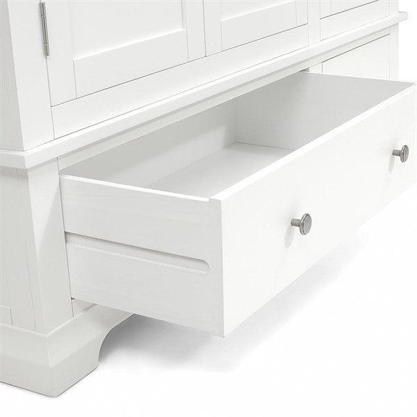 CHANTILLY WARM WHITE Triple Wardrobe Quality Furniture Clearance Ltd
