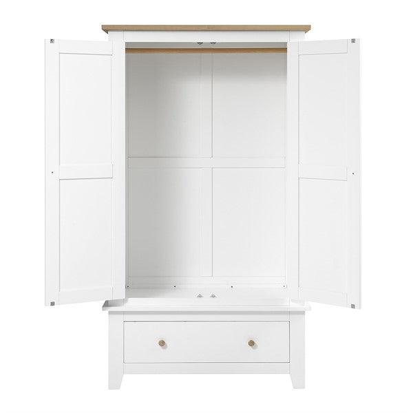 CHESTER PURE WHITE
Double Wardrobe Quality Furniture Clearance Ltd