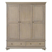 WINCHCOMBE SMOKED OAK Triple Wardrobe Quality Furniture Clearance Ltd