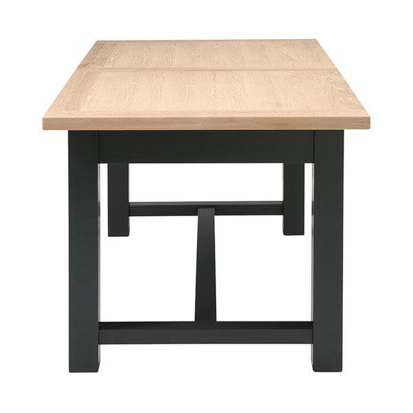 CHESTER CHARCOAL 6-10 Seater Extending Dining Table Quality Furniture Clearance Ltd