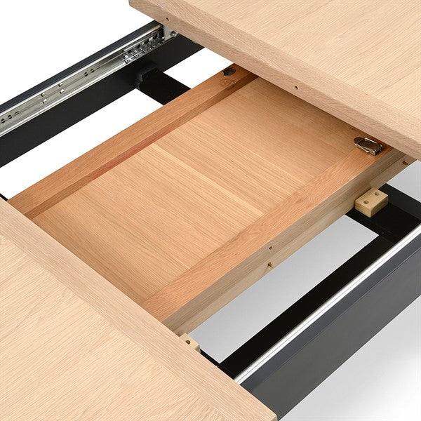 CHESTER CHARCOAL 6-10 Seater Extending Dining Table Quality Furniture Clearance Ltd