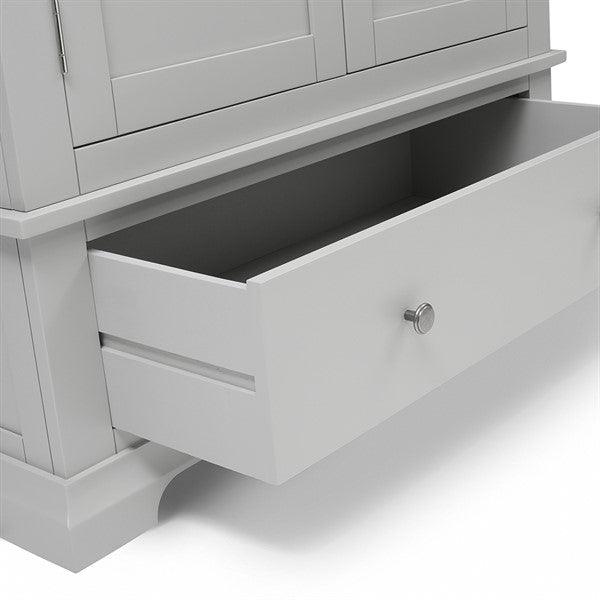 CHANTILLY PEBBLE GREY
Double Wardrobe Quality Furniture Clearance Ltd