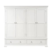 CHANTILLY WARM WHITE
Four Door Wardrobe Quality Furniture Clearance Ltd