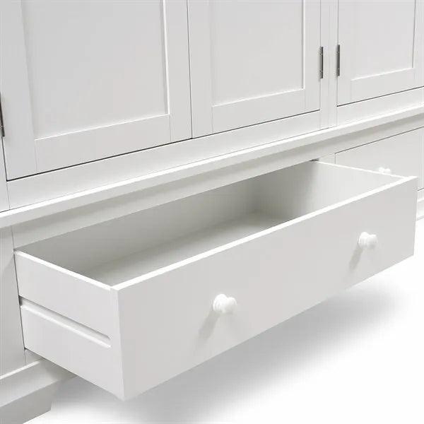 CHANTILLY WARM WHITE
Four Door Wardrobe Quality Furniture Clearance Ltd