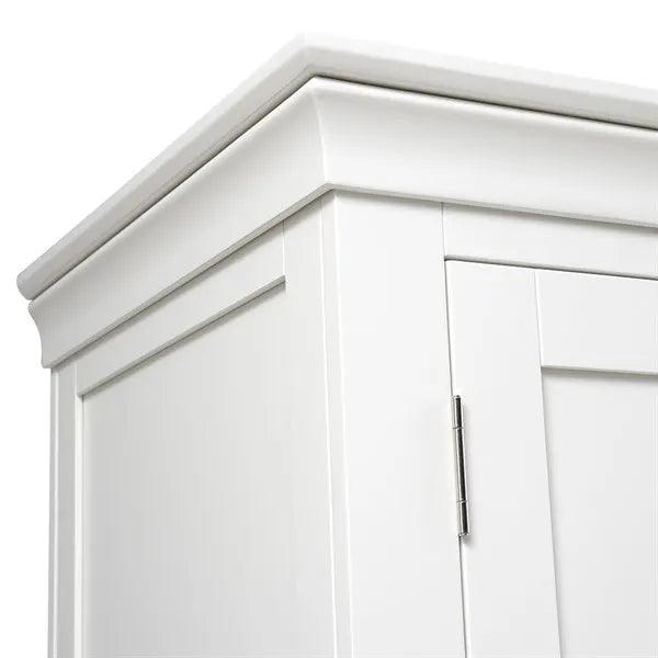 CHANTILLY WARM WHITE
Four Door Wardrobe Quality Furniture Clearance Ltd