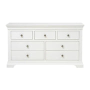 CHANTILLY WARM WHITE
3 over 4 Drawer Chest Quality Furniture Clearance Ltd