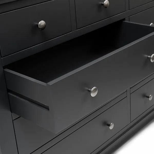 CHANTILLY DUSKY BLACK
10 Drawer Chest Quality Furniture Clearance Ltd