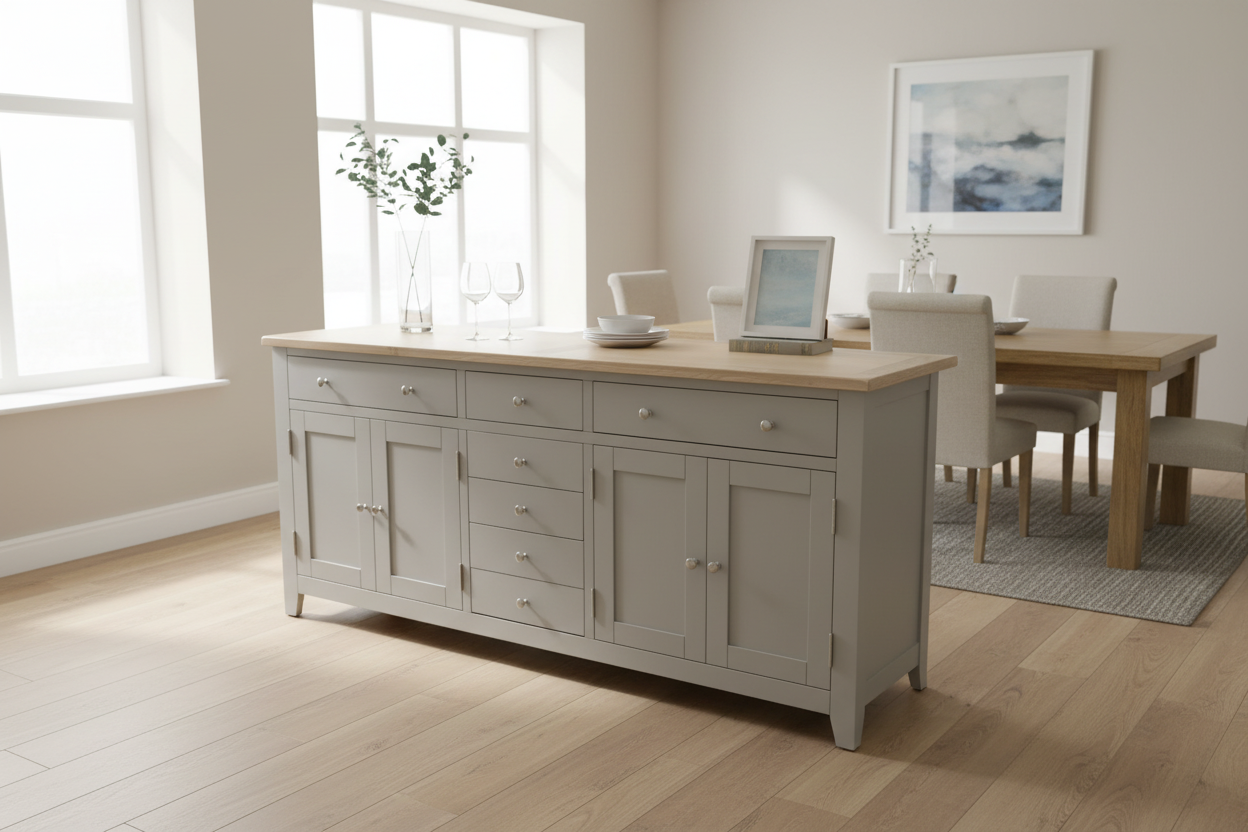 Chester Dove Grey Grand Sideboard Banner