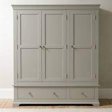CHANTILLY PEBBLE GREY Triple Wardrobe Quality Furniture Clearance Ltd