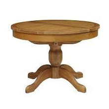 Load image into Gallery viewer, OAKLAND RUSTIC OAK 4-6 Seater Round Extending Table Quality Furniture Clearance Ltd
