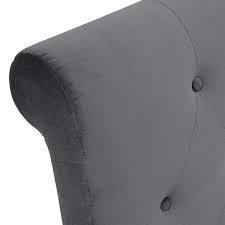 HUXLEY Iron Velvet Double Upholstered Bed Quality Furniture Clearance Ltd