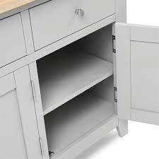 CHESTER DOVE GREY Extra Large Sideboard Quality Furniture Clearance Ltd