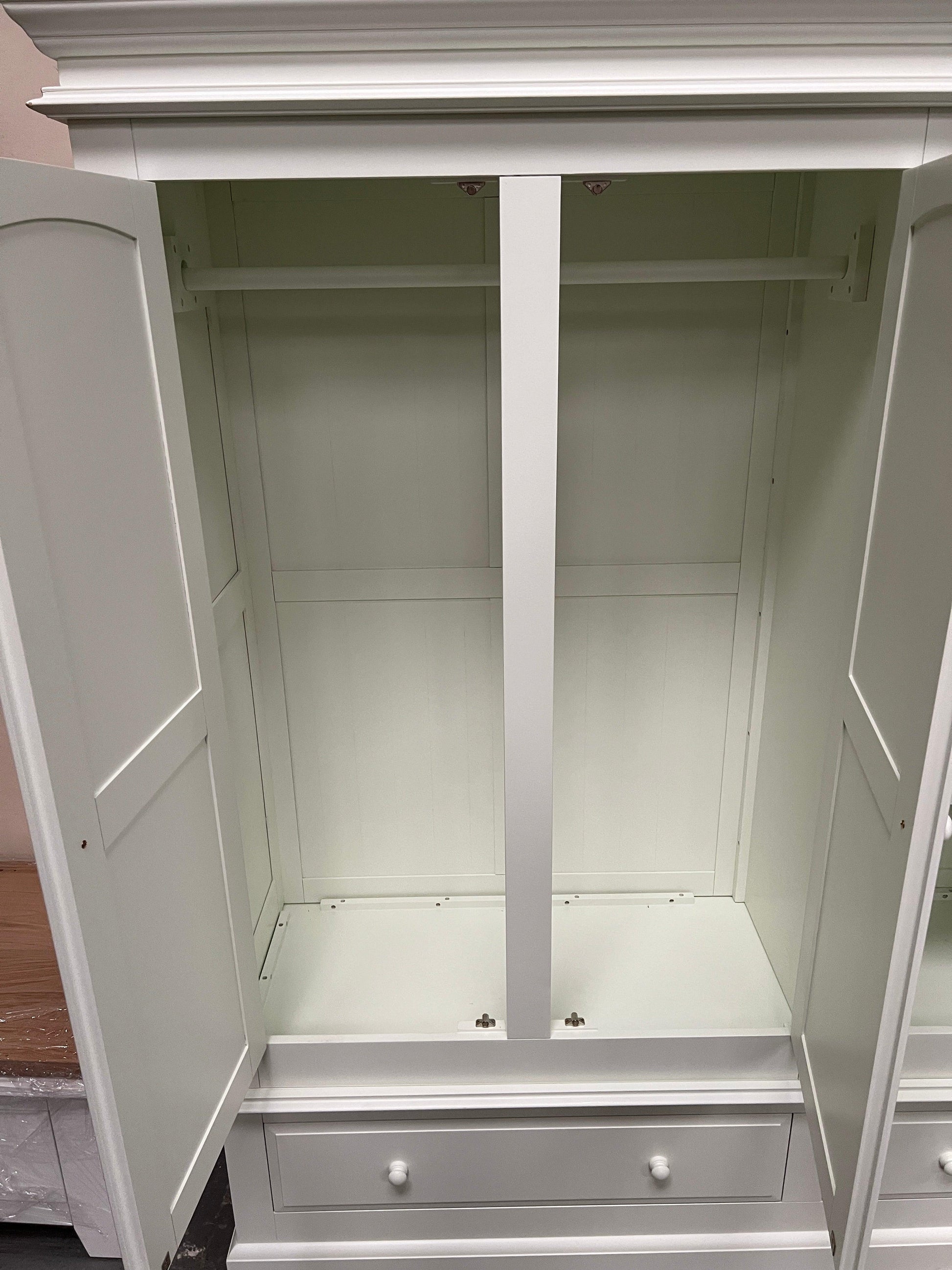 Burford Ivory Triple Wardrobe furniture delivered