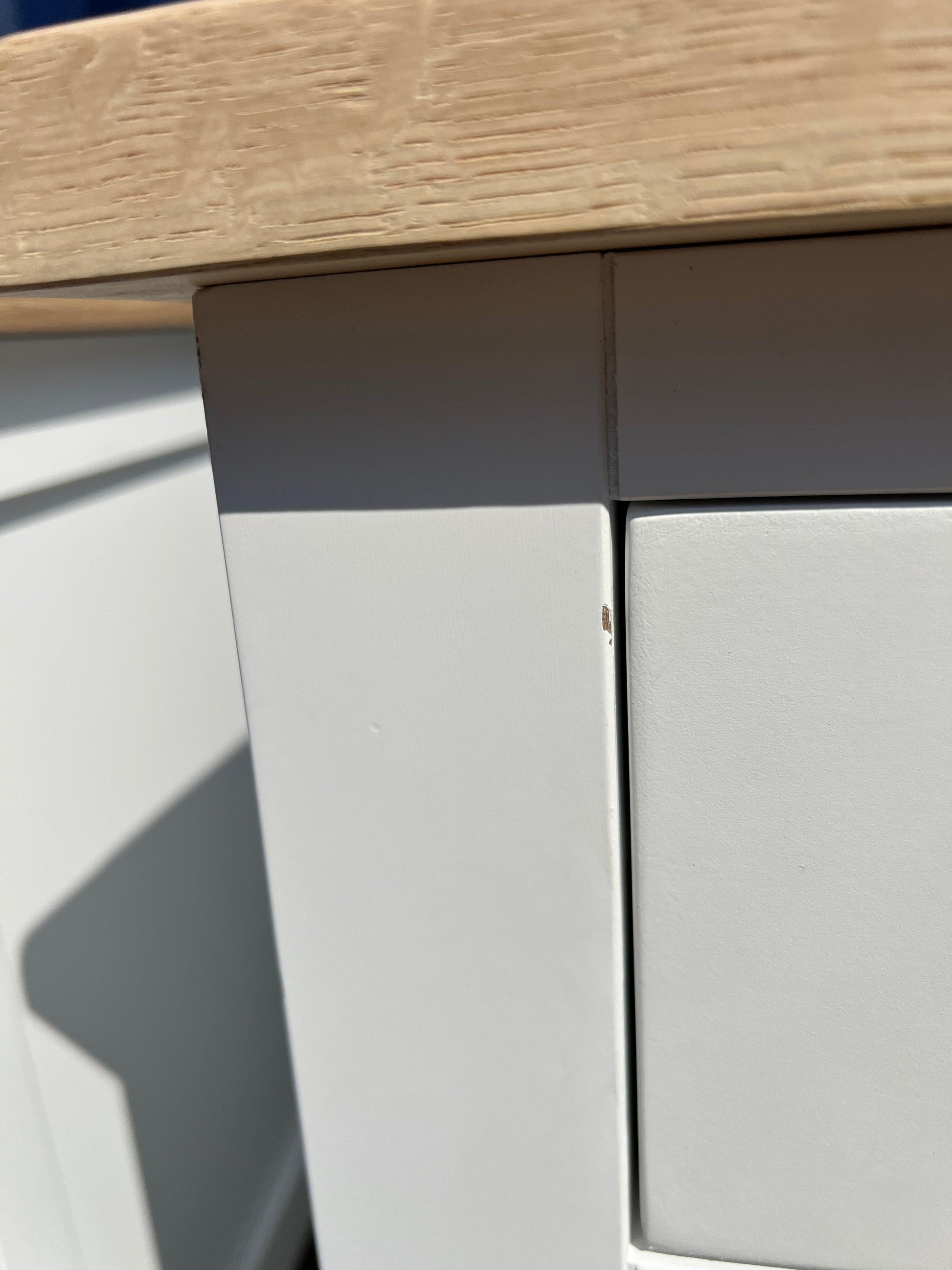 Set of 2 CHESTER PURE WHITE Jumbo Bedside Tables Quality Furniture Clearance Ltd