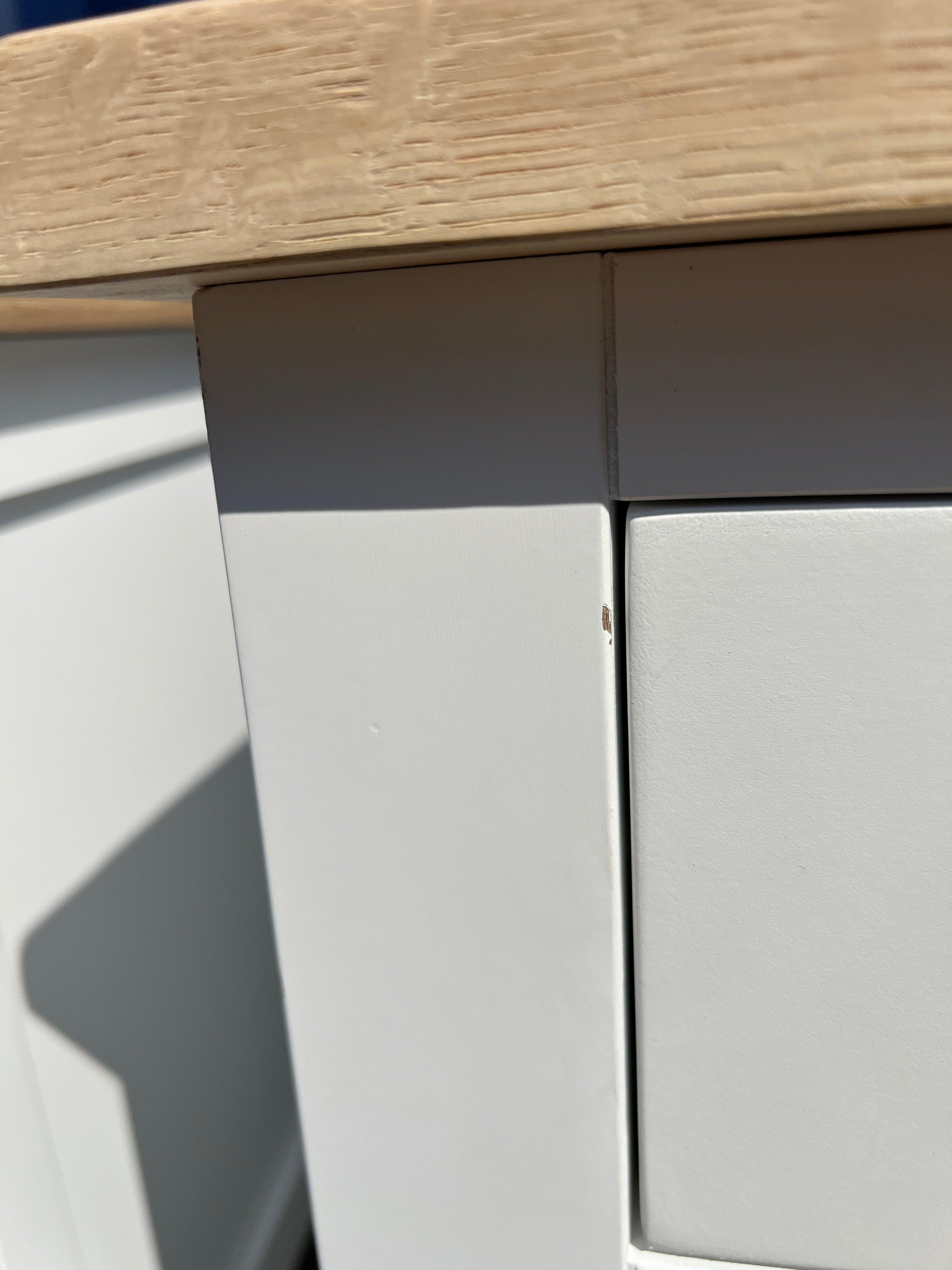 Set of 2 CHESTER PURE WHITE Jumbo Bedside Tables Quality Furniture Clearance Ltd