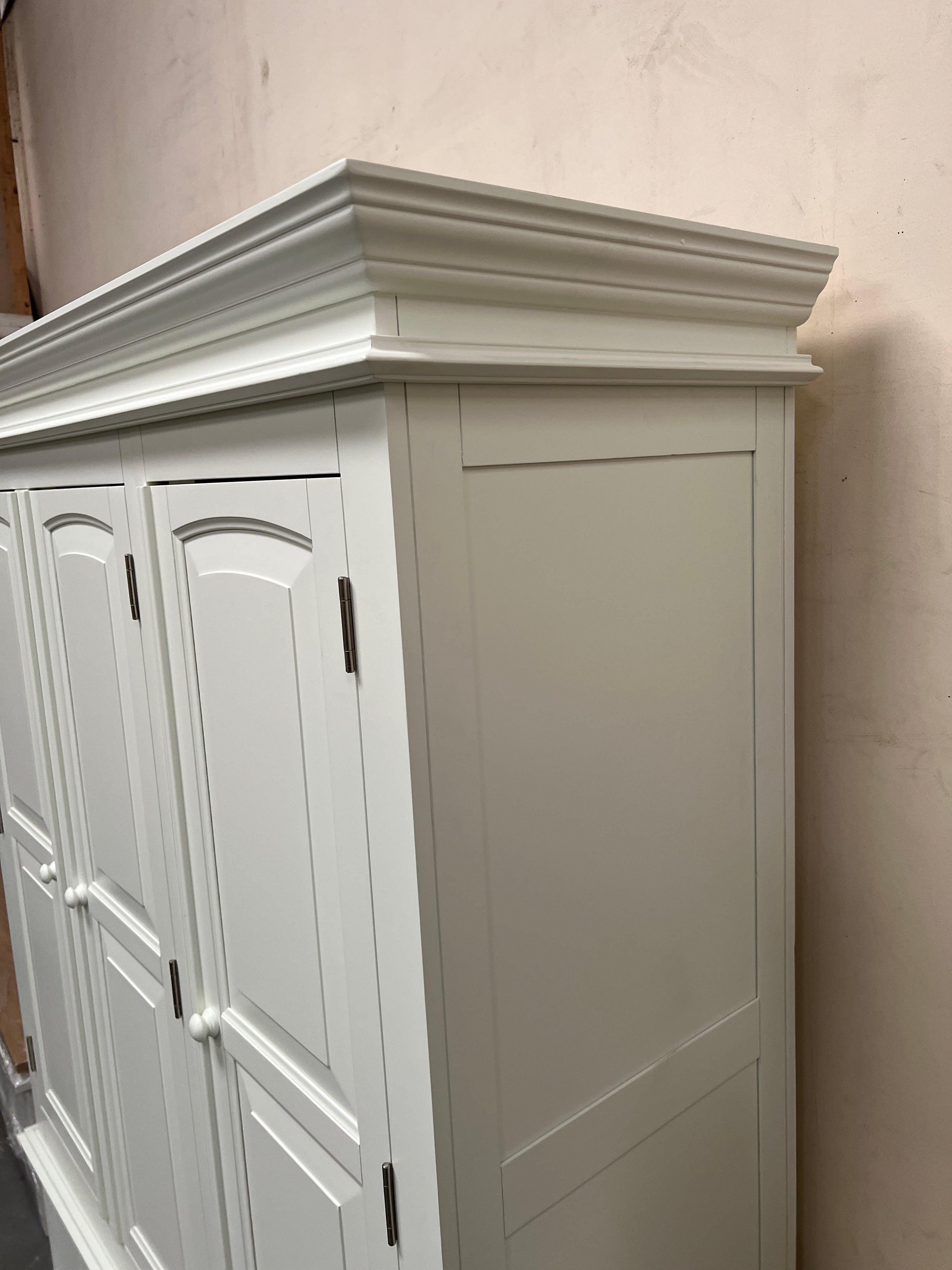 Burford Ivory Triple Wardrobe furniture delivered
