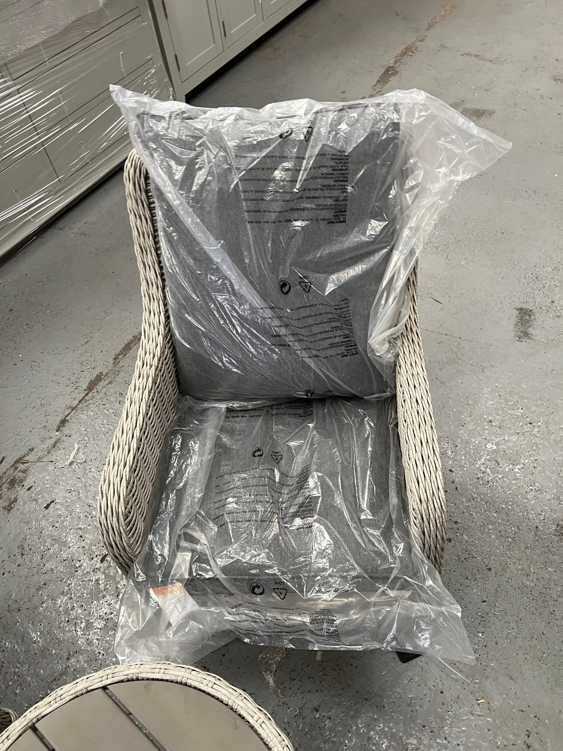 Frampton premium rattan 3 piece patio set Quality Furniture Clearance Ltd