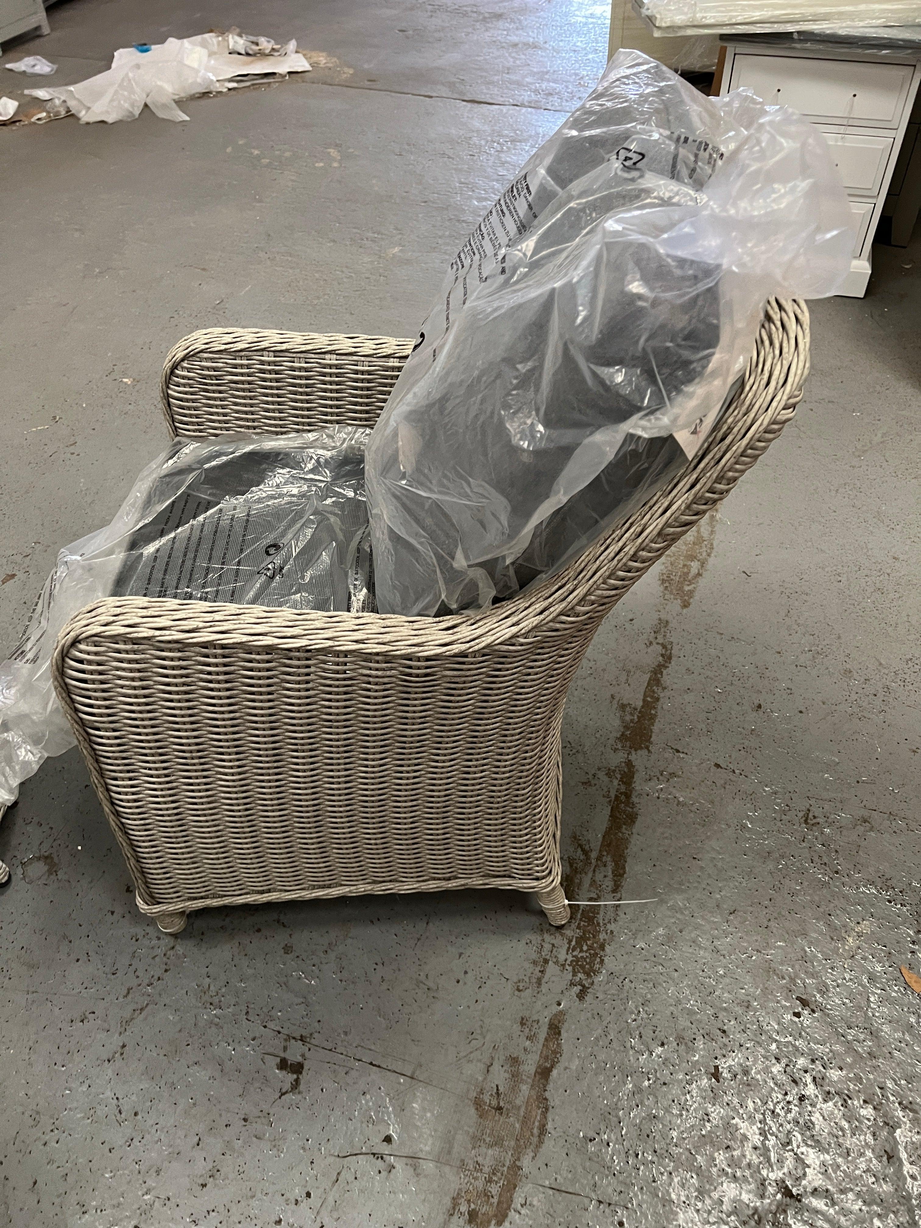 Frampton premium rattan 3 piece patio set Quality Furniture Clearance Ltd